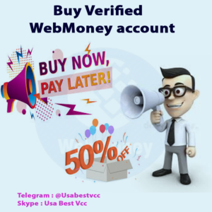 Buy Verified WebMoney Account